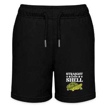 Turtle Red-eared Turtle - Stanley/Stella MINI BOLTER Organic Teen Jogging Shorts - black - Front