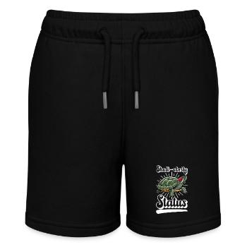 Turtle Red-eared Turtle - Stanley/Stella MINI BOLTER Organic Teen Jogging Shorts - black - Front