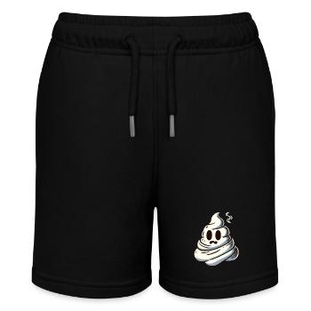 Drôle caca tas d’excréments fantôme humoristique - Short bio MINI BOLTER Stanley/Stella Ado - noir - Devant