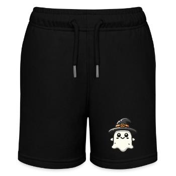 Funny Witch Ghost Spooky Party - Stanley/Stella MINI BOLTER Organic Teen Jogging Shorts - black - Front