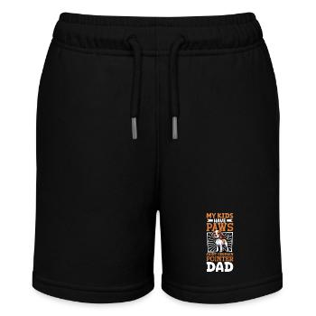 Braque Saint-Germain Papa - Stanley/Stella MINI BOLTER Organic Teen Jogging Shorts - black - Front