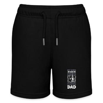 Braque d'Auvergne Papa - Stanley/Stella MINI BOLTER Organic Teen Jogging Shorts - black - Front