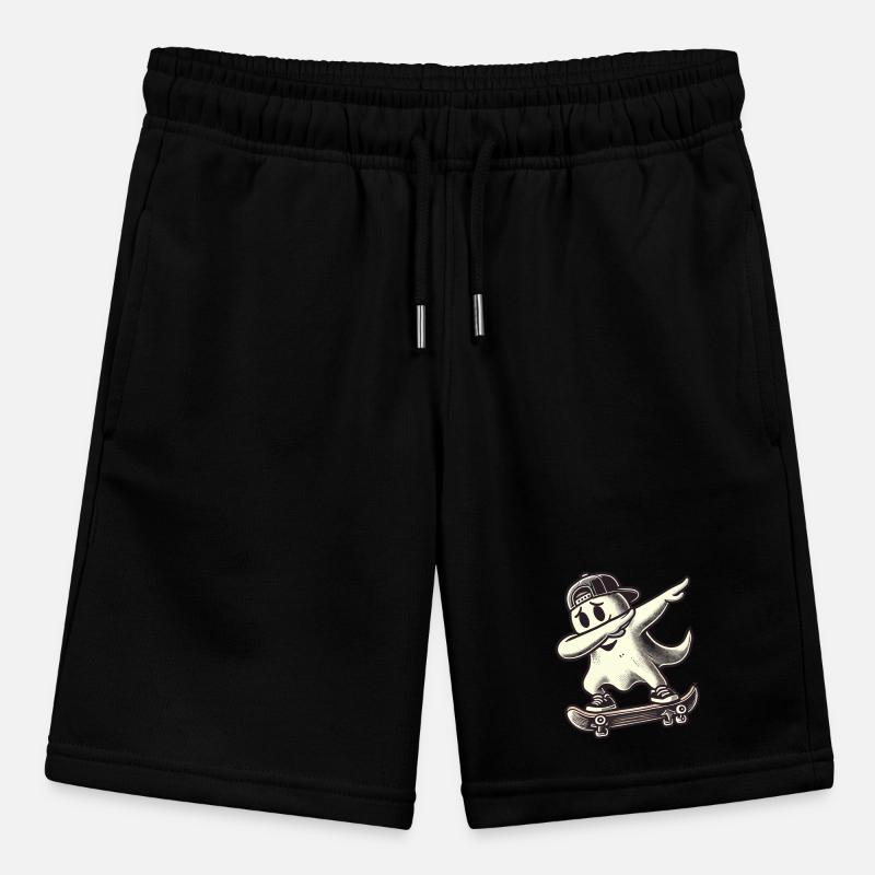Skateboaring Dabbing Ghost Skateboard Dab Stanley/Stella MINI BOLTER Organic Teen Jogging Shorts