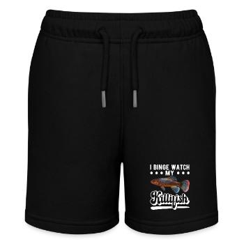 Killifish Quarium Fish - Stanley/Stella MINI BOLTER Organic Teen Jogging Shorts - black - Front