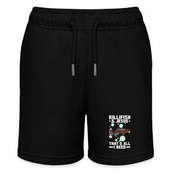 Killifish Quarium Fish - Stanley/Stella MINI BOLTER Organic Teen Jogging Shorts - black - Front