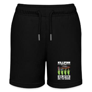 Killifish Quarium Fish - Stanley/Stella MINI BOLTER Organic Teen Jogging Shorts - black - Front