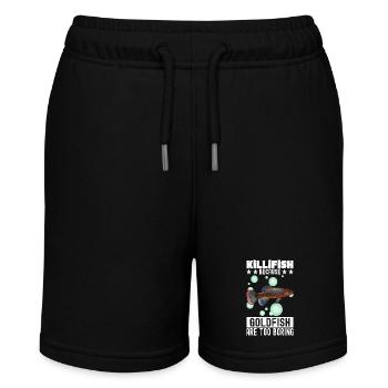 Killifish Quarium Fish - Stanley/Stella MINI BOLTER Organic Teen Jogging Shorts - black - Front