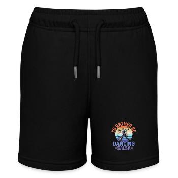 I'd Rather Be Dancing Salsa Salsa Dance Latin Musi - Stanley/Stella MINI BOLTER Organic Teen Jogging Shorts - black - Front