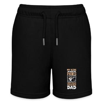 Lapland Reindeer Dog Dad - Stanley/Stella MINI BOLTER Organic Teen Jogging Shorts - black - Front