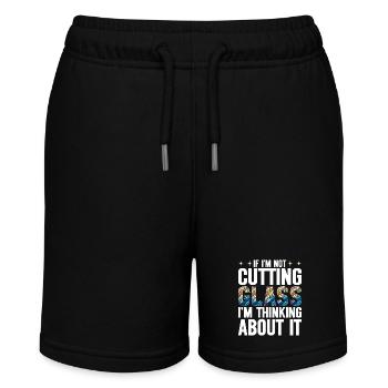 Stained Glass Artist Stained Glass Art - Stanley/Stella MINI BOLTER Organic Teen Jogging Shorts - black - Front
