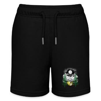 Frog Frogs Hammock Chill Hang Out Nature - Stanley/Stella MINI BOLTER Organic Teen Jogging Shorts - black - Front