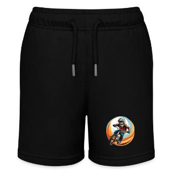 BMX Kid - Stanley/Stella Teenager Bio-Joggingshorts MINI BOLTER - Schwarz - Vorne