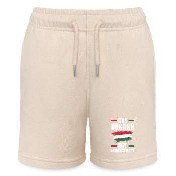 Ungar Ungarisch Ungarn - Stanley/Stella Teenager Bio-Joggingshorts MINI BOLTER - Natur - Vorne