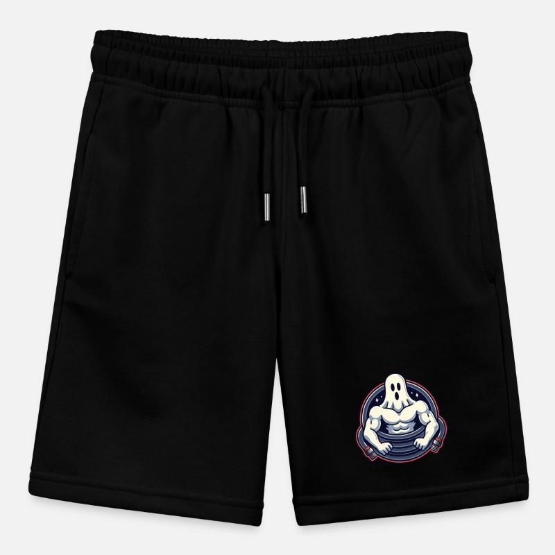 Bodybuilding Ghost Funny Gym Ghost Stanley/Stella MINI BOLTER Organic Teen Jogging Shorts