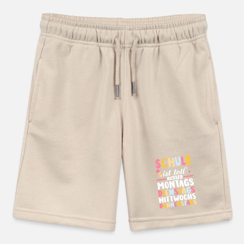 First Grade Elementary School Back to School Gift Stanley/Stella MINI BOLTER Organic Teen Jogging Shorts