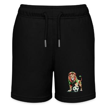 Lion Football Coloré Italie Animal Design Imprimer - Short bio MINI BOLTER Stanley/Stella Ado - noir - Devant