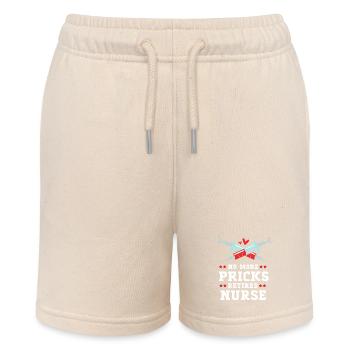Krankenschwester Rente - Stanley/Stella Teenager Bio-Joggingshorts MINI BOLTER - Natur - Vorne