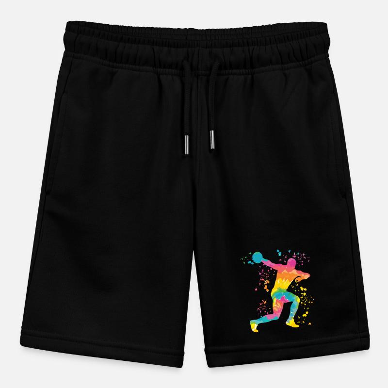 Discus thrower Colorsplash discus throw Stanley/Stella MINI BOLTER Organic Teen Jogging Shorts