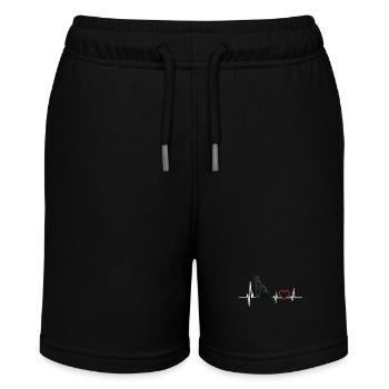 Panther - Stanley/Stella Teenager Bio-Joggingshorts MINI BOLTER - Schwarz - Vorne