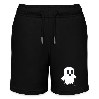 Lustiger kleiner Cartoon-Pixel-Geist - Stanley/Stella Teenager Bio-Joggingshorts MINI BOLTER - Schwarz - Vorne