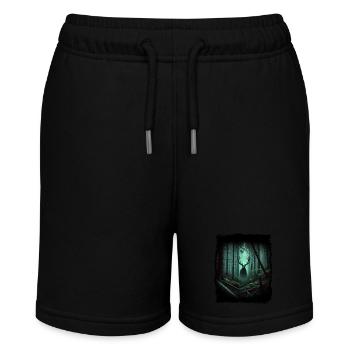 Leshy - Slavic protector of the forest - Stanley/Stella MINI BOLTER Organic Teen Jogging Shorts - black - Front