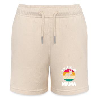 Mutter Superheldin Mama - Stanley/Stella Teenager Bio-Joggingshorts MINI BOLTER - Natur - Vorne