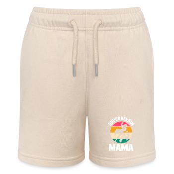 Mutter Superheldin Mama - Stanley/Stella Teenager Bio-Joggingshorts MINI BOLTER - Natur - Vorne