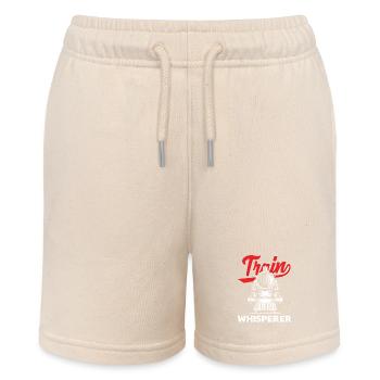 Train Whisperer - Stanley/Stella Teenager Bio-Joggingshorts MINI BOLTER - Natur - Vorne