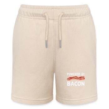 Bacon Breakfast Bacon - Stanley/Stella MINI BOLTER Organic Teen Jogging Shorts - soft Ecru - Front
