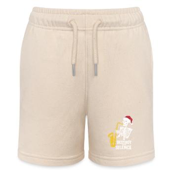 Skelett Saxophon Destroy the Silence Musik - Stanley/Stella Teenager Bio-Joggingshorts MINI BOLTER - Natur - Vorne