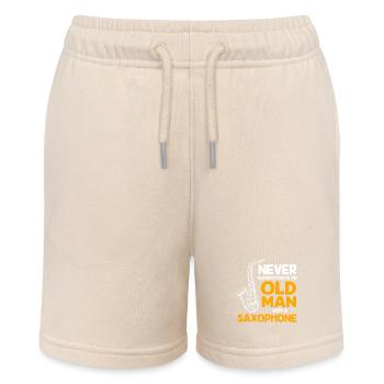 Saxophone Saxophonist - Stanley/Stella MINI BOLTER Organic Teen Jogging Shorts - soft Ecru - Front