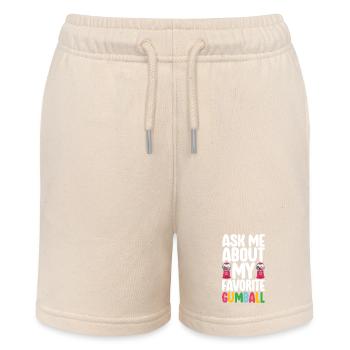 Gumball Machine Chewing Gum Machine - Stanley/Stella MINI BOLTER Organic Teen Jogging Shorts - soft Ecru - Front