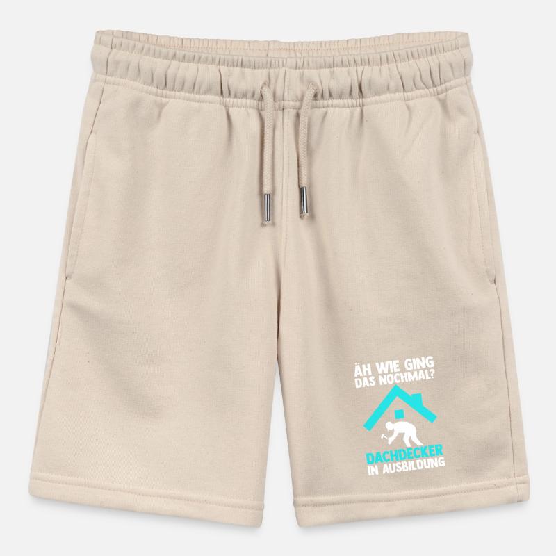 Roofing training apprentice Auzbi roofer Stanley/Stella MINI BOLTER Organic Teen Jogging Shorts
