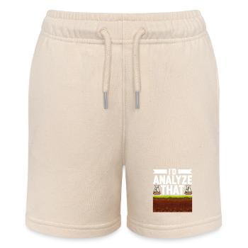 Bodenwissenschaftler Soil Science - Stanley/Stella MINI BOLTER Organic Teen Jogging Shorts - soft Ecru - Front