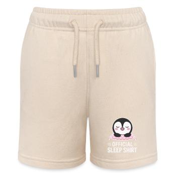 Pinguin Pinguine Tier - Stanley/Stella Teenager Bio-Joggingshorts MINI BOLTER - Natur - Vorne