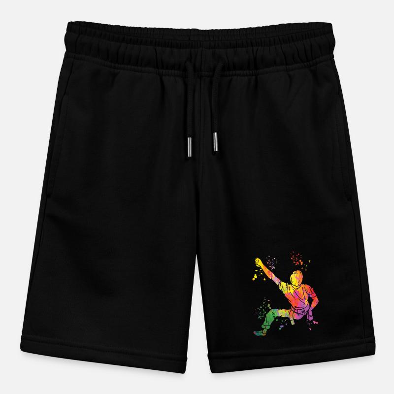 Boulderer Colorsplash Boulder Bouldern Stanley/Stella Teenager Bio-Joggingshorts MINI BOLTER