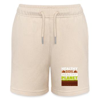 Bodenwissenschaftler Soil Science - Stanley/Stella MINI BOLTER Organic Teen Jogging Shorts - soft Ecru - Front