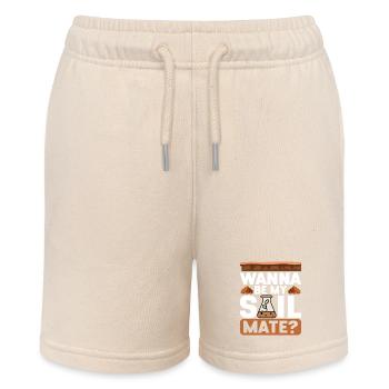 Bodenwissenschaftler Soil Science - Stanley/Stella MINI BOLTER Organic Teen Jogging Shorts - soft Ecru - Front