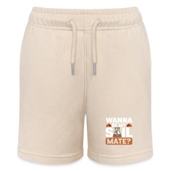 Bodenwissenschaftler Soil Science - Stanley/Stella MINI BOLTER Organic Teen Jogging Shorts - soft Ecru - Front