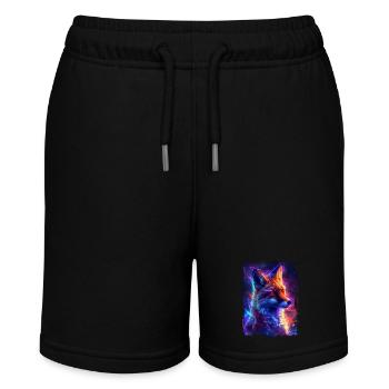 Fuchs - Stanley/Stella Teenager Bio-Joggingshorts MINI BOLTER - Schwarz - Vorne