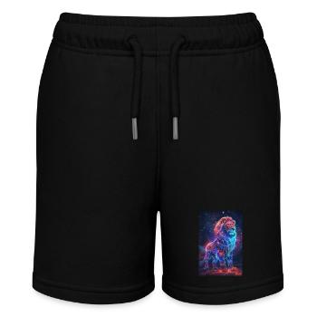 Waage - Stanley/Stella Teenager Bio-Joggingshorts MINI BOLTER - Schwarz - Vorne