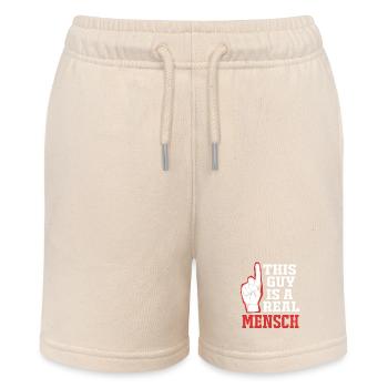 Hanukkah - Stanley/Stella MINI BOLTER Organic Teen Jogging Shorts - soft Ecru - Front