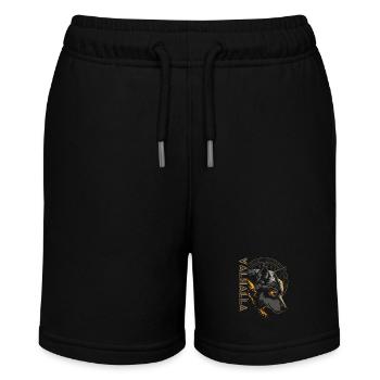 Vegvisir Runen Wolf Walhalla Wikinger Nordisch - Stanley/Stella Teenager Bio-Joggingshorts MINI BOLTER - Schwarz - Vorne