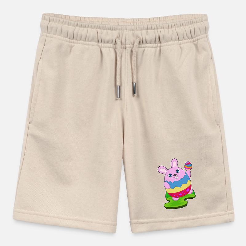 Bunny Easter Easter Egg Stanley/Stella MINI BOLTER Organic Teen Jogging Shorts