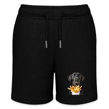 Great Dane - Stanley/Stella MINI BOLTER Organic Teen Jogging Shorts - black - Front