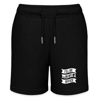 Zauninstallateur Zaunbauer Fence Installer - Stanley/Stella Teenager Bio-Joggingshorts MINI BOLTER - Schwarz - Vorne