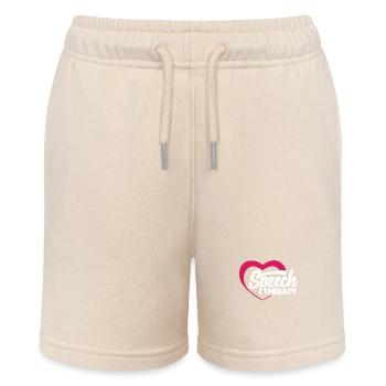 Speech Therapy Love of the profession - Stanley/Stella MINI BOLTER Organic Teen Jogging Shorts - soft Ecru - Front
