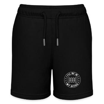 Zauninstallateur Zaunbauer Fence Installer - Stanley/Stella Teenager Bio-Joggingshorts MINI BOLTER - Schwarz - Vorne