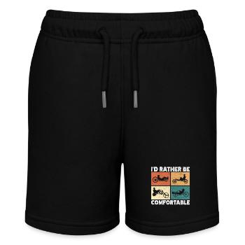 Recumbent Trike Liegetrike Liegedreirad - Stanley/Stella Teenager Bio-Joggingshorts MINI BOLTER - Schwarz - Vorne