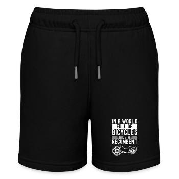 Recumbent Trike Liegetrike Liegedreirad - Stanley/Stella Teenager Bio-Joggingshorts MINI BOLTER - Schwarz - Vorne